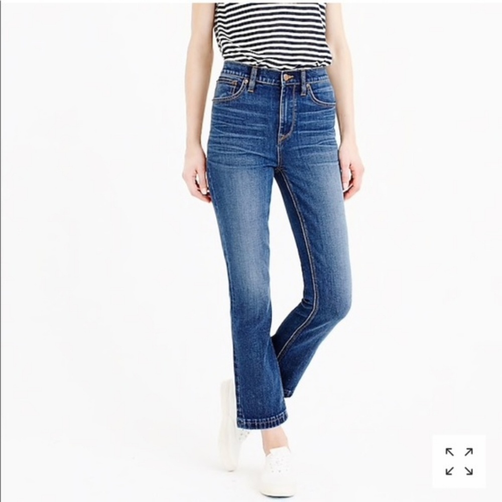 Jcrew Billie Demi Boot Crop jeans